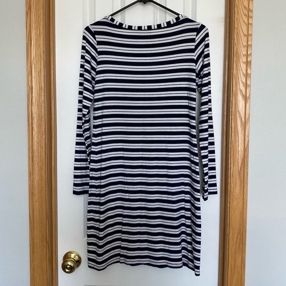 Mott 50 Hvar Dress Striped SPF 50 Sun Protective Long Sleeve Dress Size Medium - Picture 6 of 7